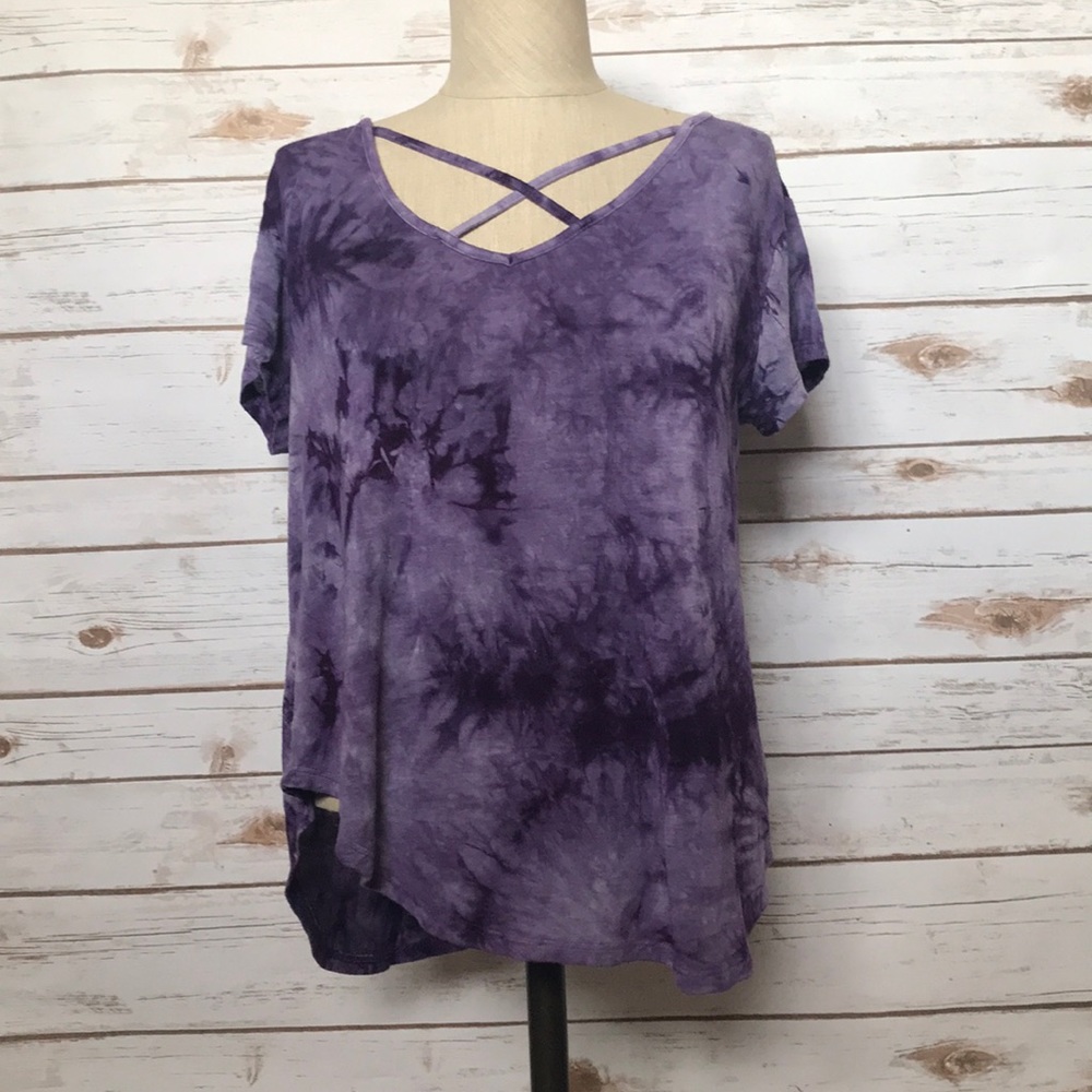 🖤RUE 21 purple tie dye top🖤